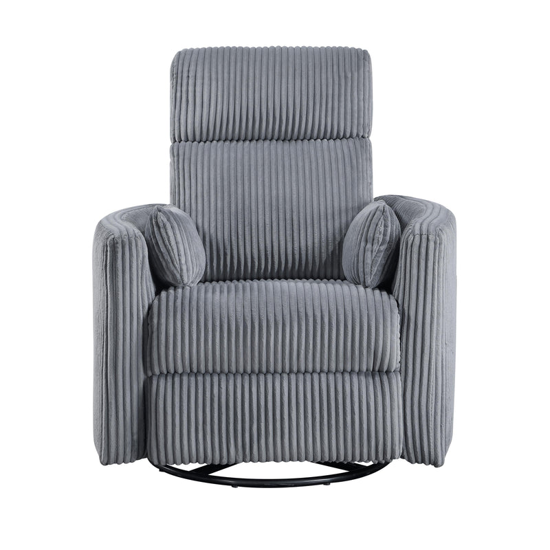 Homelegance Traverse 8555GY-1SW Swivel Glider Reclining Chair IMAGE 1