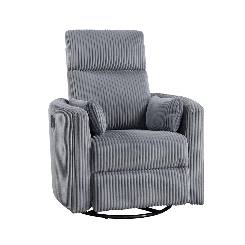 Homelegance Traverse 8555GY-1SW Swivel Glider Reclining Chair IMAGE 2