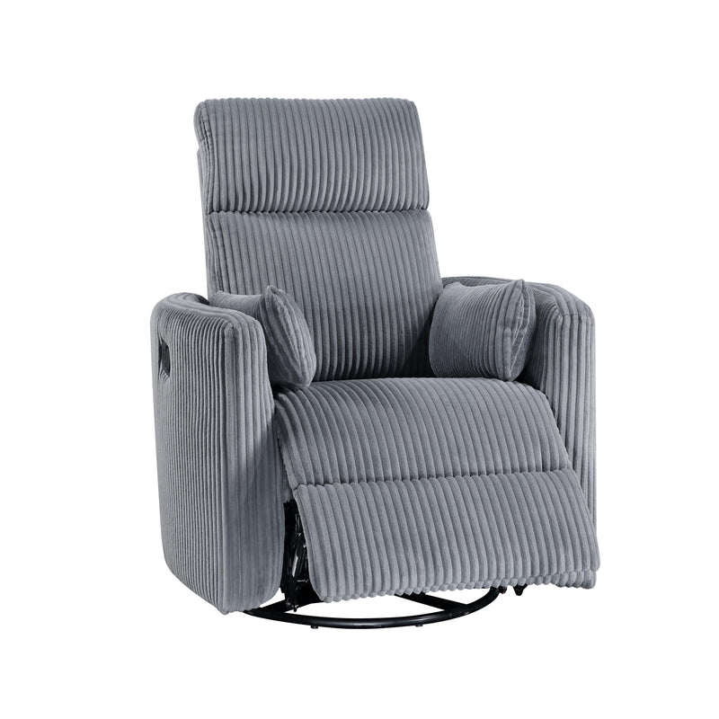 Homelegance Traverse 8555GY-1SW Swivel Glider Reclining Chair IMAGE 7