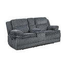 Homelegance Goodland 9577DG-2 Double Reclining Love Seat with Center Console IMAGE 2