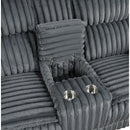 Homelegance Goodland 9577DG-2 Double Reclining Love Seat with Center Console IMAGE 5