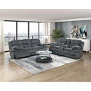 Homelegance Goodland 9577DG-2 Double Reclining Love Seat with Center Console IMAGE 8