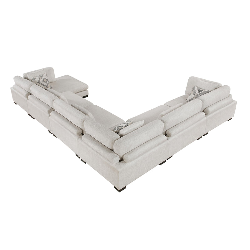 Homelegance Tinley 9555BEG*62CR3ACVC 6 pc Modular Sectional with Chaise IMAGE 7