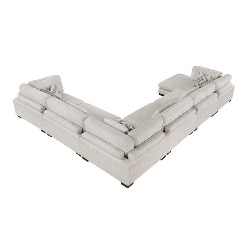 Homelegance Tinley 9555BEG*62CR3ACVC 6 pc Modular Sectional with Chaise IMAGE 8