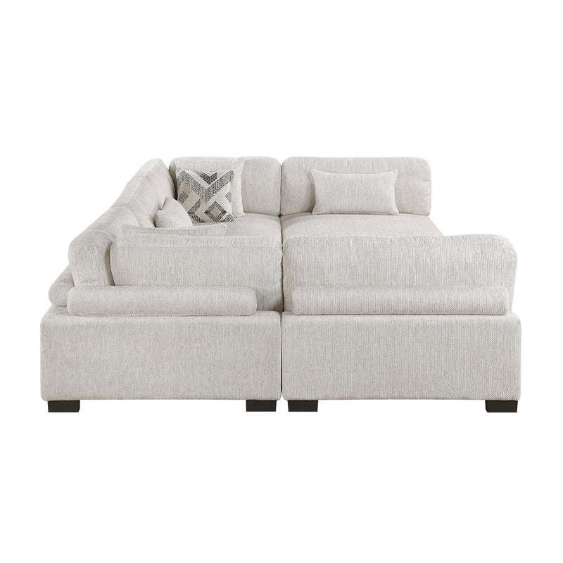 Homelegance Tinley 9555BEG*62CR3ACOT 6 pc Modular Sectional with Ottoman IMAGE 11