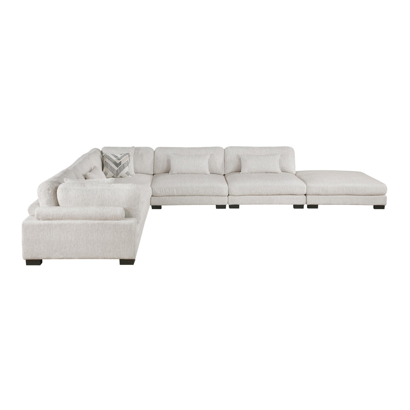 Homelegance Tinley 9555BEG*62CR3ACOT 6 pc Modular Sectional with Ottoman IMAGE 3