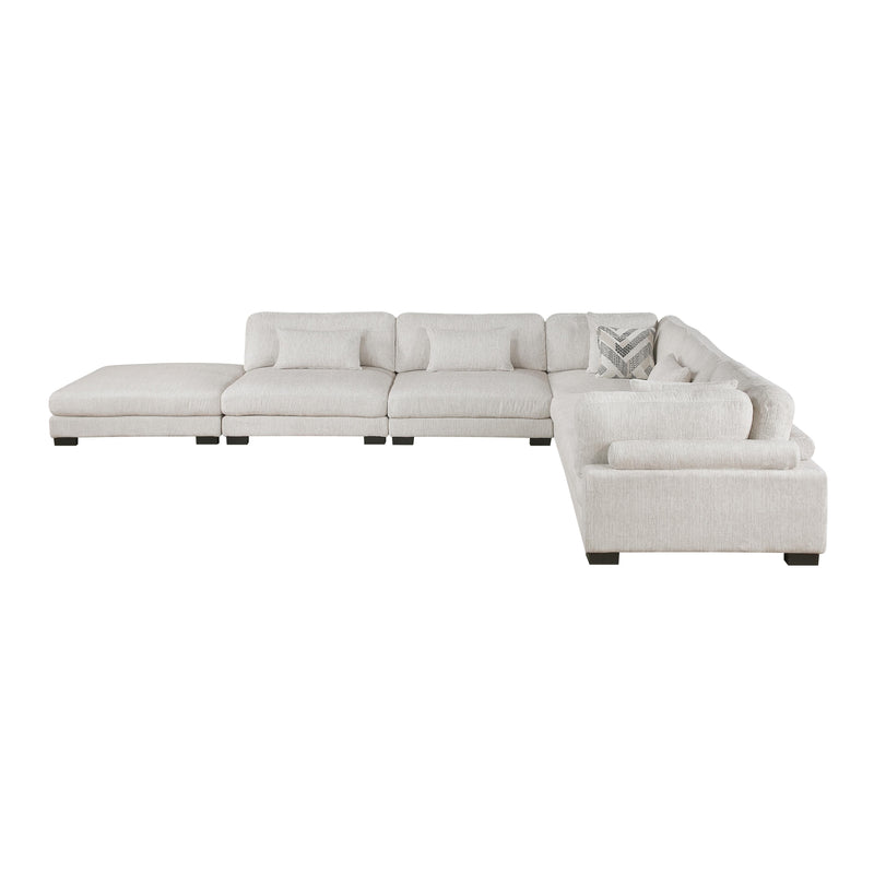 Homelegance Tinley 9555BEG*62CR3ACOT 6 pc Modular Sectional with Ottoman IMAGE 4