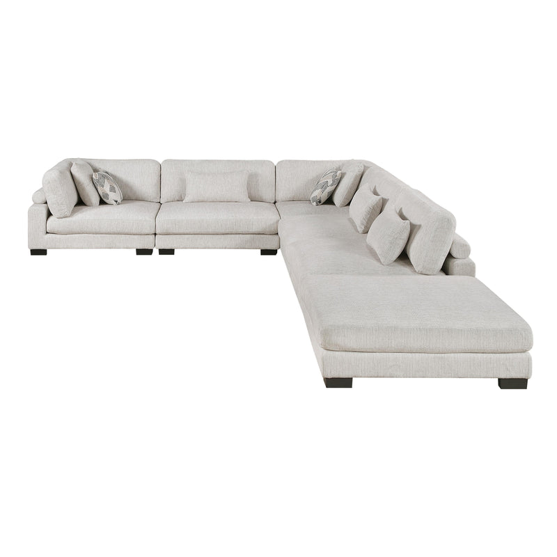 Homelegance Tinley 9555BEG*62CR3ACOT 6 pc Modular Sectional with Ottoman IMAGE 5