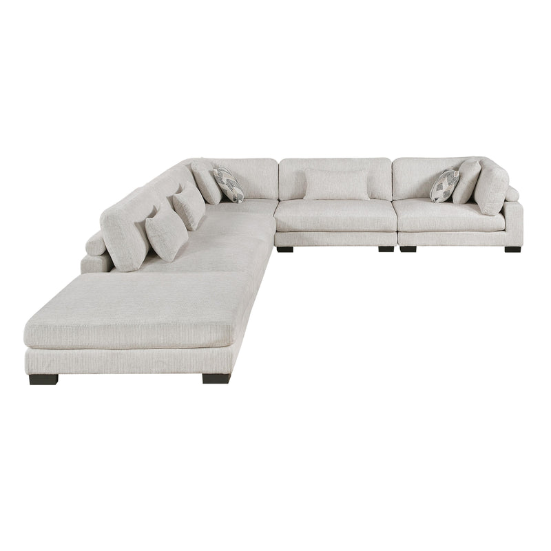 Homelegance Tinley 9555BEG*62CR3ACOT 6 pc Modular Sectional with Ottoman IMAGE 6