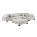 Homelegance Tinley 9555BEG*53CRACOT 5 pc Modular Sectional with Ottoman IMAGE 1