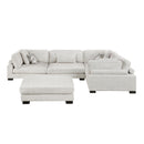 Homelegance Tinley 9555BEG*53CRACOT 5 pc Modular Sectional with Ottoman IMAGE 3