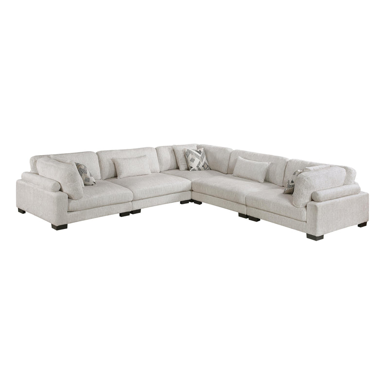 Homelegance Tinley 9555BEG*53CR2AC 5 pc Modular Sectional IMAGE 1