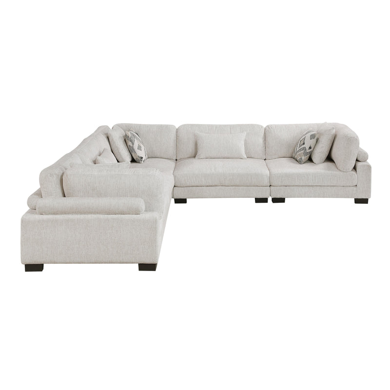 Homelegance Tinley 9555BEG*53CR2AC 5 pc Modular Sectional IMAGE 2