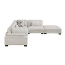 Homelegance Tinley 9555BEG*52CR2ACOT 5 pc Modular Sectional with Ottoman IMAGE 3