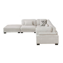 Homelegance Tinley 9555BEG*52CR2ACOT 5 pc Modular Sectional with Ottoman IMAGE 4