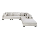 Homelegance Tinley 9555BEG*52CR2ACOT 5 pc Modular Sectional with Ottoman IMAGE 5