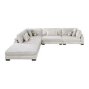 Homelegance Tinley 9555BEG*52CR2ACOT 5 pc Modular Sectional with Ottoman IMAGE 6