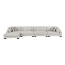 Homelegance Tinley 9555BEG*4CR2ACVC 4 pc Modular Sectional with Chaise IMAGE 4