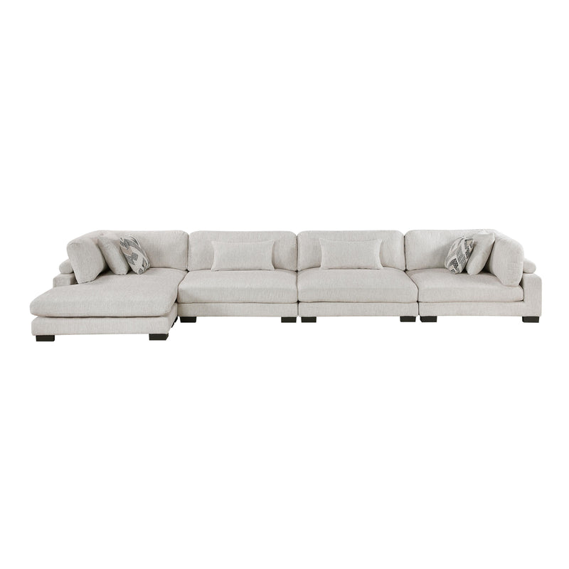 Homelegance Tinley 9555BEG*4CR2ACVC 4 pc Modular Sectional with Chaise IMAGE 4