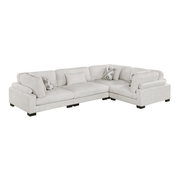 Homelegance Tinley 9555BEG*43CRAC 4 pc Modular Sectional IMAGE 1