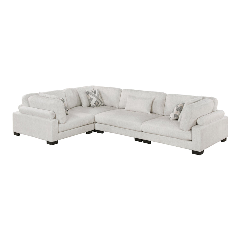 Homelegance Tinley 9555BEG*43CRAC 4 pc Modular Sectional IMAGE 2