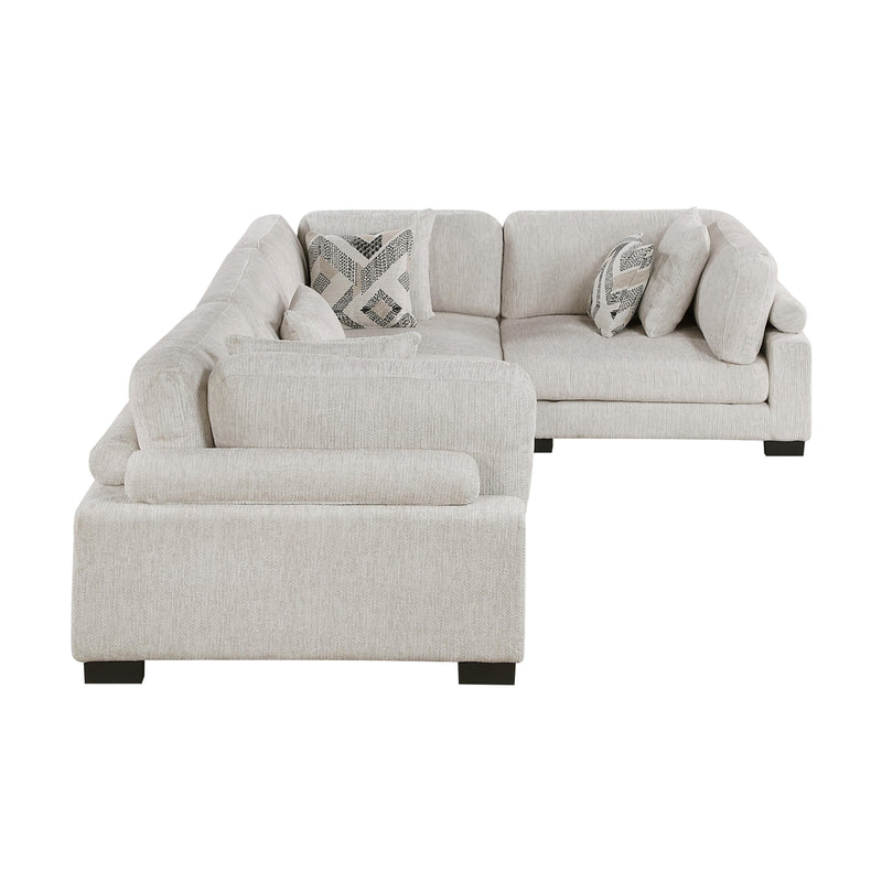 Homelegance Tinley 9555BEG*43CRAC 4 pc Modular Sectional IMAGE 5