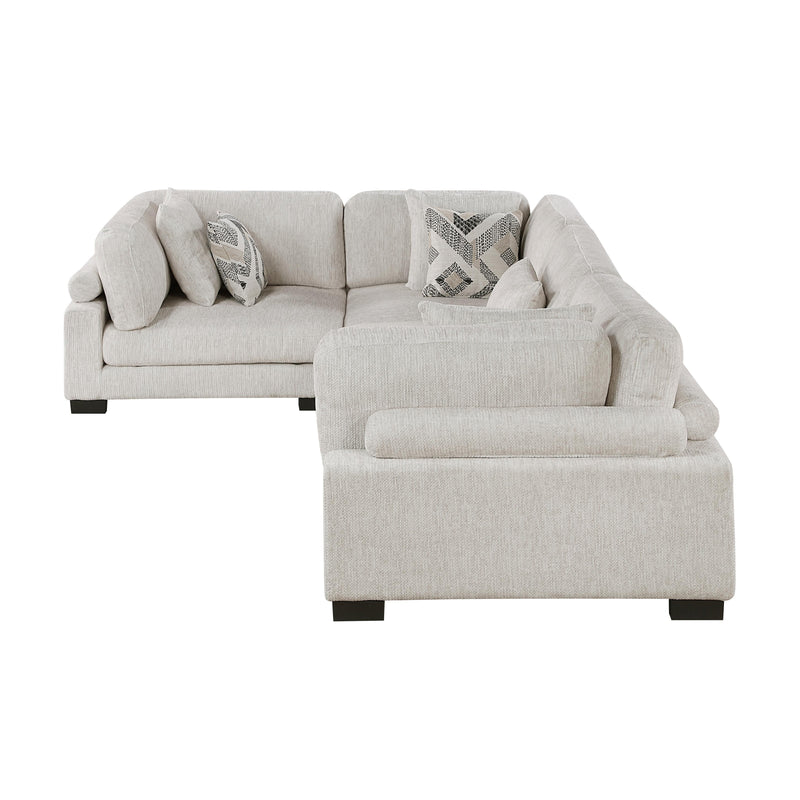 Homelegance Tinley 9555BEG*43CRAC 4 pc Modular Sectional IMAGE 6