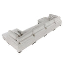 Homelegance Tinley 9555BEG*42AC2VC 4 pc Modular Sectional with Chaise IMAGE 4