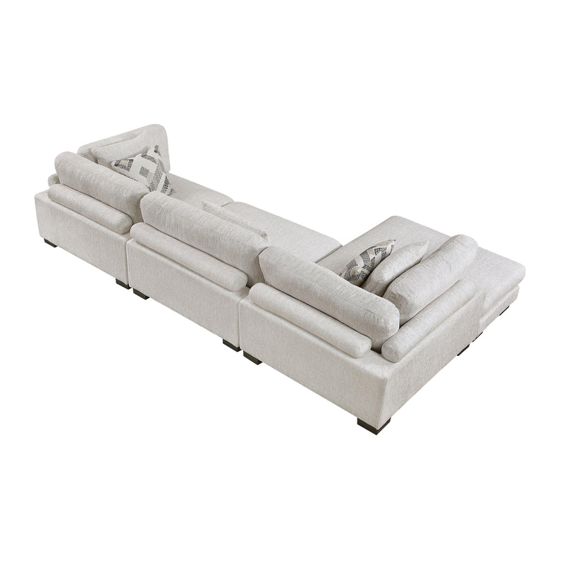 Homelegance Tinley 9555BEG*3CRACVC 3 pc Modular Sectional with Chaise IMAGE 10