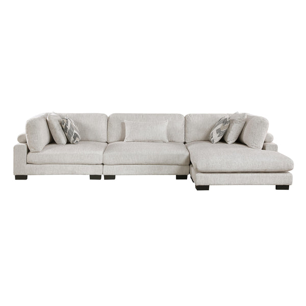 Homelegance Tinley 9555BEG*3CRACVC 3 pc Modular Sectional with Chaise IMAGE 1