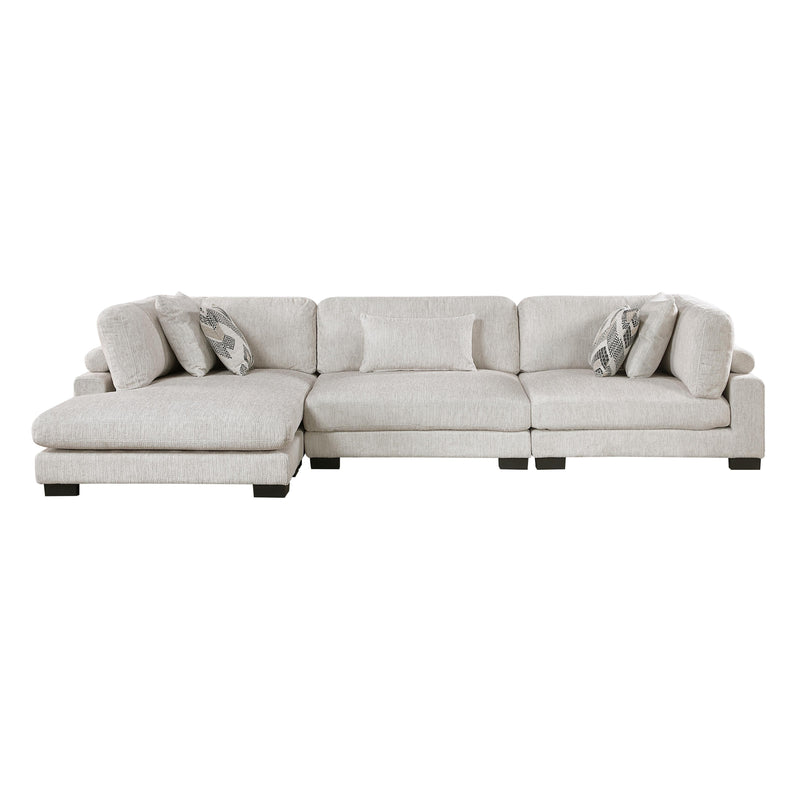 Homelegance Tinley 9555BEG*3CRACVC 3 pc Modular Sectional with Chaise IMAGE 2