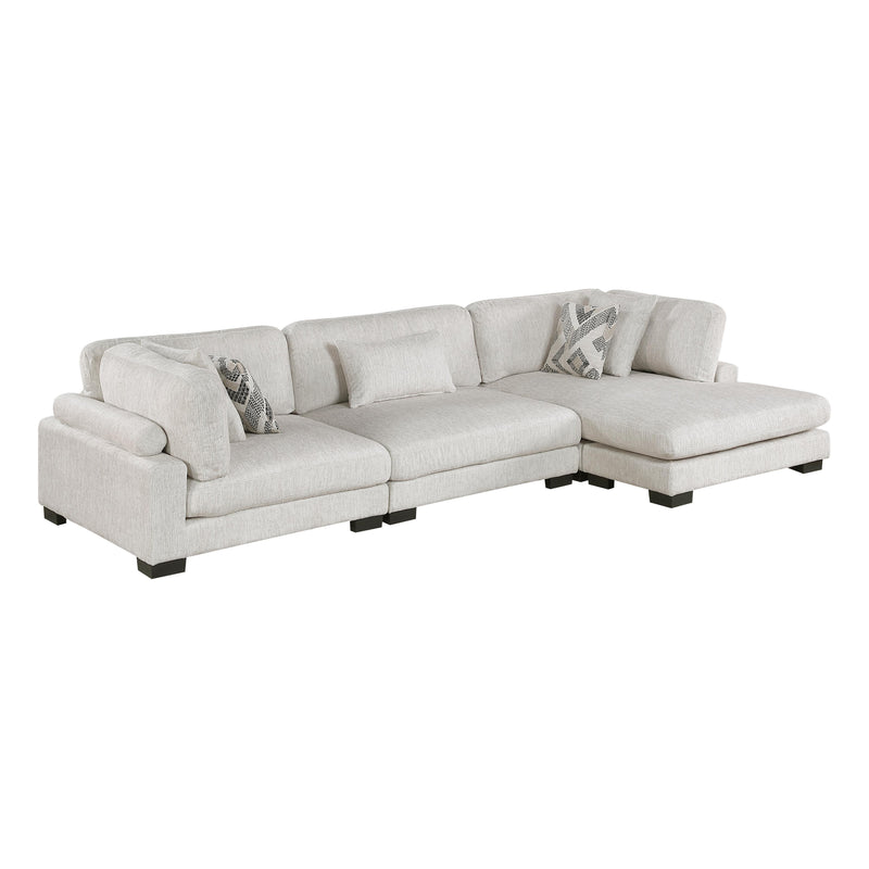 Homelegance Tinley 9555BEG*3CRACVC 3 pc Modular Sectional with Chaise IMAGE 3