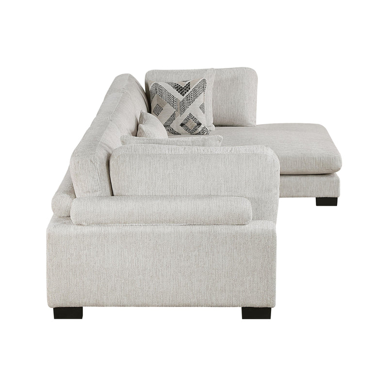 Homelegance Tinley 9555BEG*3CRACVC 3 pc Modular Sectional with Chaise IMAGE 5