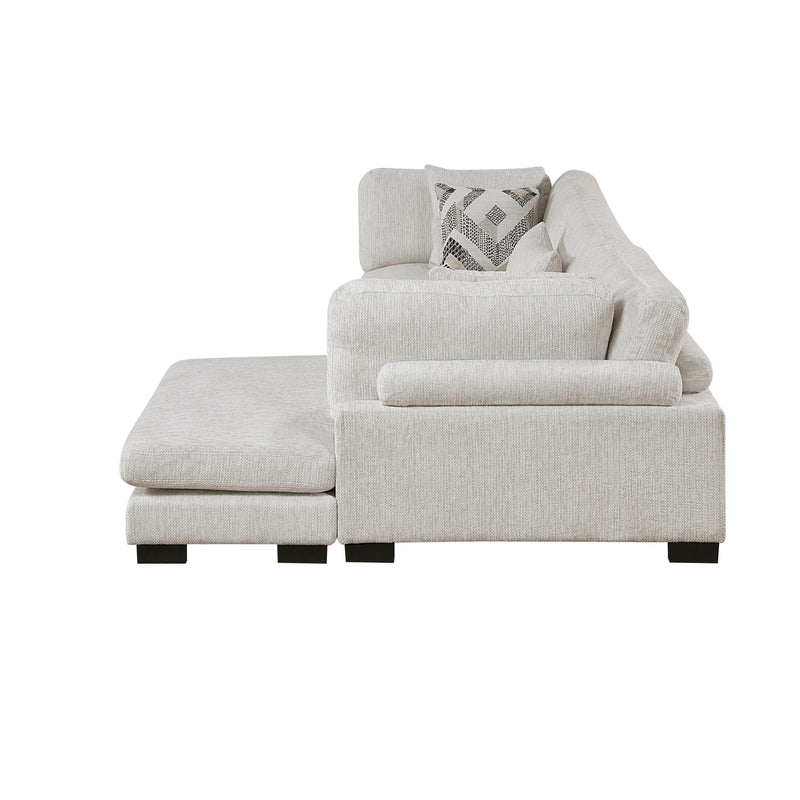 Homelegance Tinley 9555BEG*3CRACVC 3 pc Modular Sectional with Chaise IMAGE 6