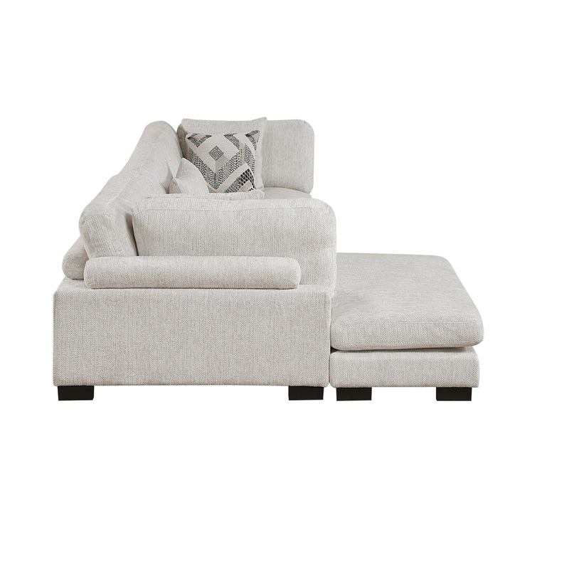 Homelegance Tinley 9555BEG*3CRACVC 3 pc Modular Sectional with Chaise IMAGE 7
