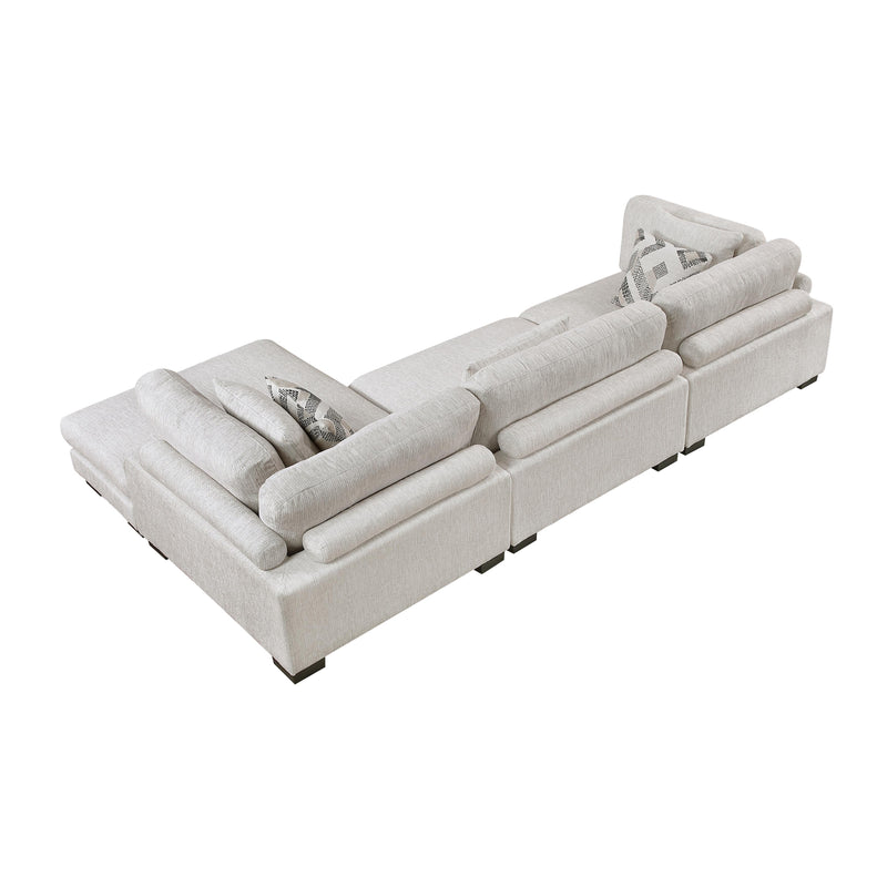 Homelegance Tinley 9555BEG*3CRACVC 3 pc Modular Sectional with Chaise IMAGE 9