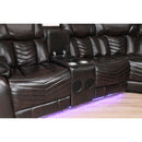 Homelegance Ramone 9508DB*SCPW 3 pc Power Reclining Sectional with Speakers, Subwoofer and LED Lighting IMAGE 12