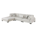 Homelegance Tinley 9555BEG*42CRACOT 4 pc Modular Sectional with Ottoman IMAGE 2