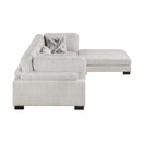 Homelegance Tinley 9555BEG*42CRACOT 4 pc Modular Sectional with Ottoman IMAGE 5