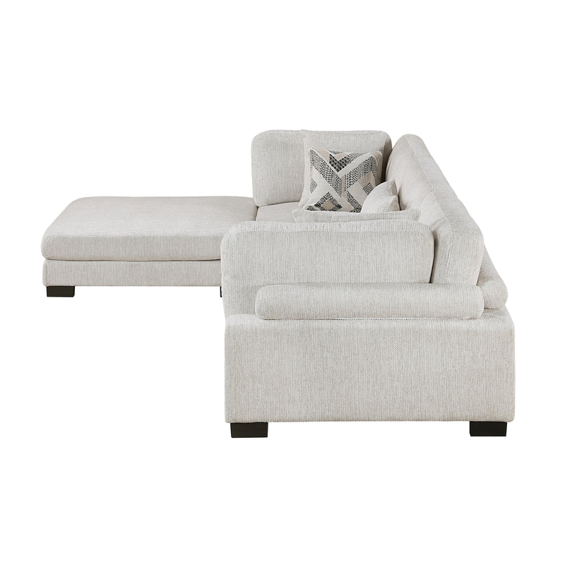 Homelegance Tinley 9555BEG*42CRACOT 4 pc Modular Sectional with Ottoman IMAGE 8