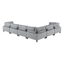 Homelegance 9688GY*63CR3AC 6 pc Modular Sectional IMAGE 2