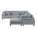 Homelegance 9688GY*63CR2ACOT 6 pc Modular Sectional IMAGE 2