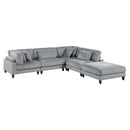 Homelegance 9688GY*52CR2ACOT 5 pc Modular Sectional IMAGE 1