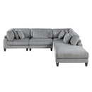 Homelegance 9688GY*52CR2ACOT 5 pc Modular Sectional IMAGE 2
