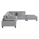 Homelegance 9688GY*52CR2ACOT 5 pc Modular Sectional IMAGE 3