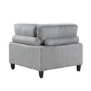 Homelegance 9688GY*62CR2AC2OT 6 pc Modular Sectional with Ottomans IMAGE 10