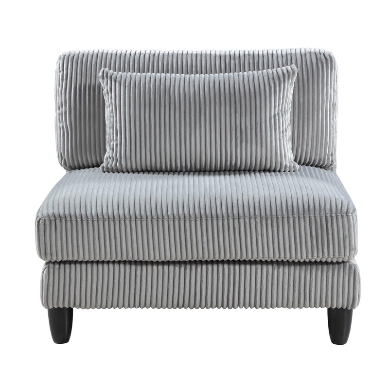 Homelegance 9688GY*62CR2AC2OT 6 pc Modular Sectional with Ottomans IMAGE 11