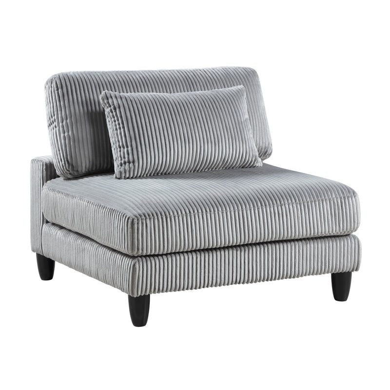 Homelegance 9688GY*62CR2AC2OT 6 pc Modular Sectional with Ottomans IMAGE 12