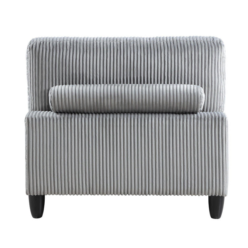 Homelegance 9688GY*62CR2AC2OT 6 pc Modular Sectional with Ottomans IMAGE 15