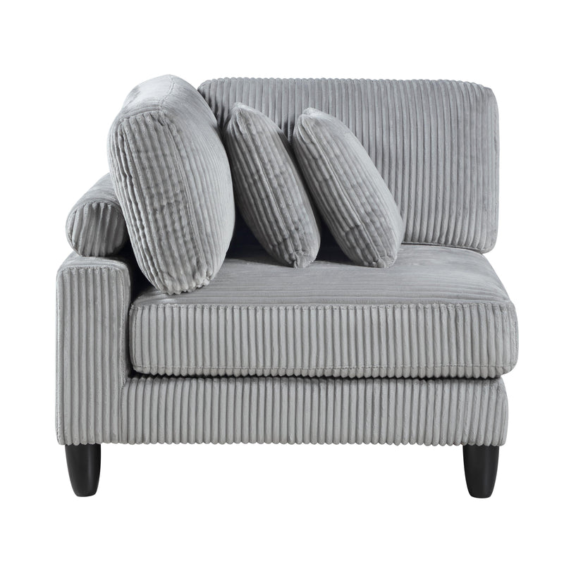 Homelegance 9688GY*62CR2AC2OT 6 pc Modular Sectional with Ottomans IMAGE 7